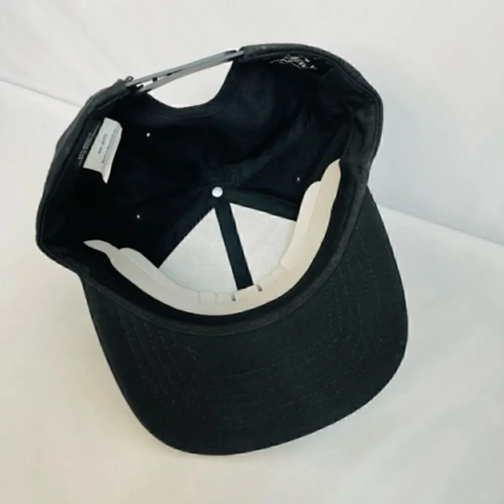 O'Neill Men's Hat Black White Adjustable Baseball Snapback Cap